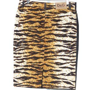 Dolce & Gabbana Jean tiger Skirt